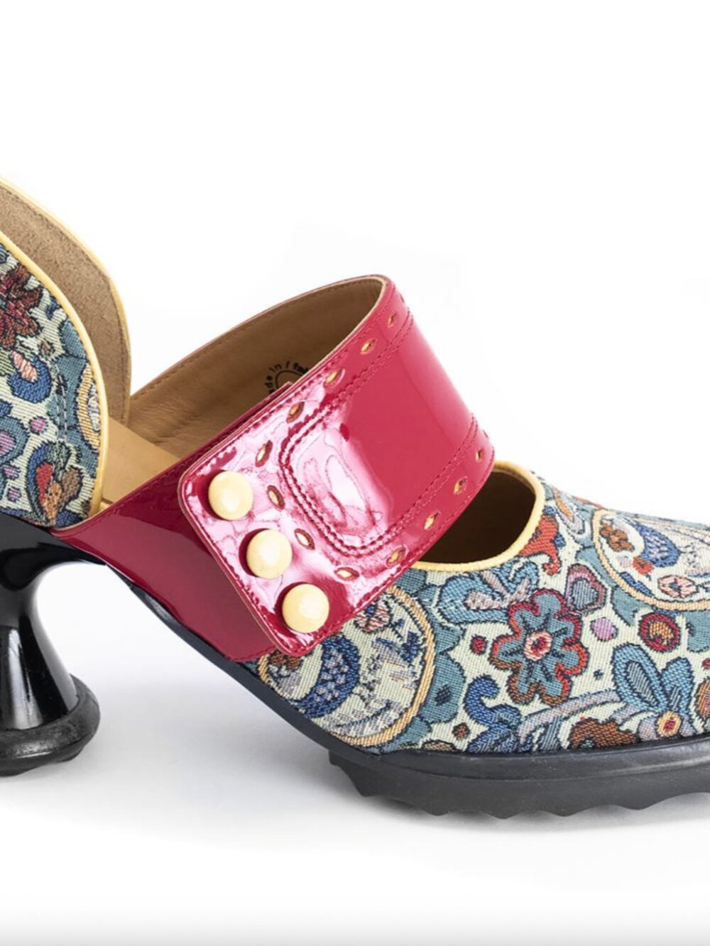Fluevog Mini Zaza Tapestry Heels